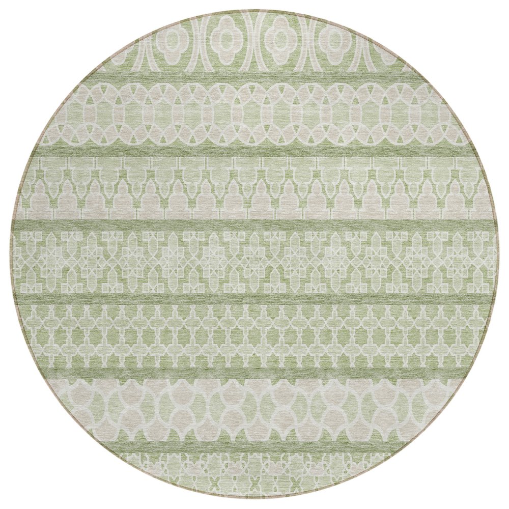 Chantille ACN726 Green 8' x 8' Rug. Picture 1