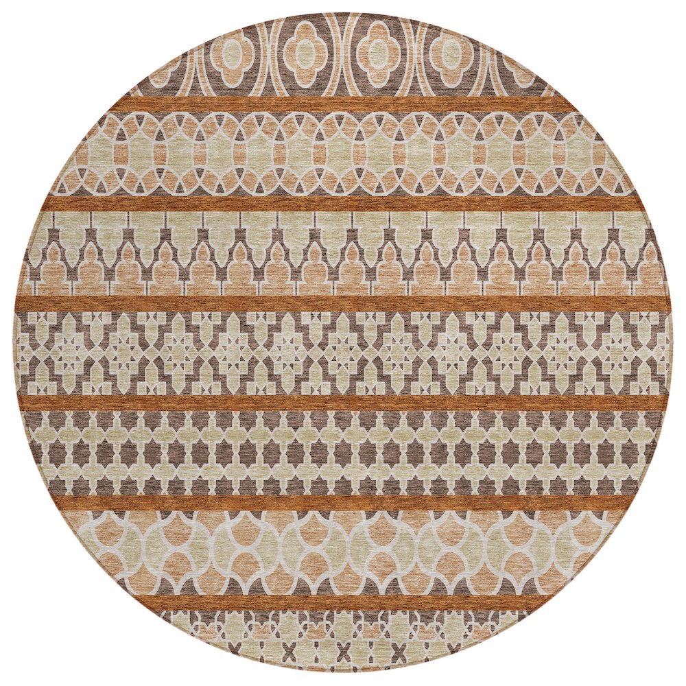 Chantille ACN726 Brown 8' x 8' Rug. Picture 1