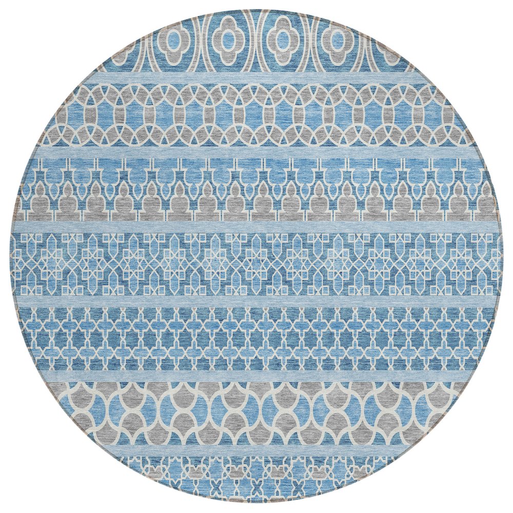 Chantille ACN726 Blue 8' x 8' Rug. Picture 1