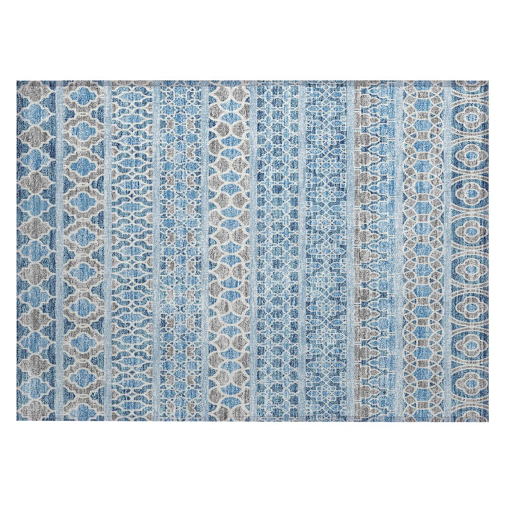 Chantille ACN726 Blue 1'8" x 2'6" Rug. Picture 1