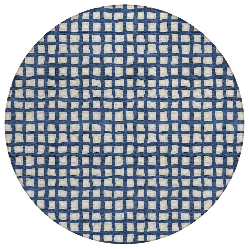 Chantille ACN727 Blue 8' x 8' Rug. Picture 1