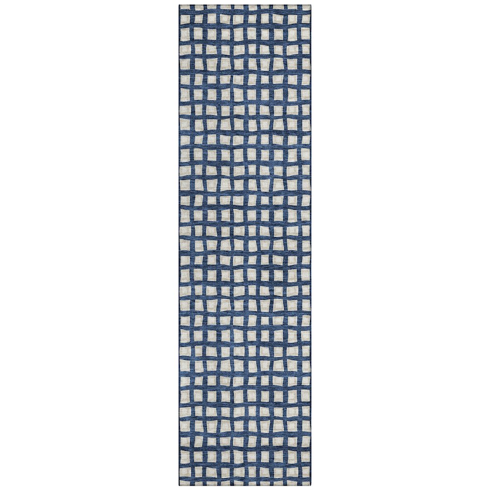 Chantille ACN727 Blue 2'3" x 7'6" Rug. Picture 1
