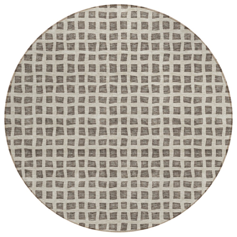 Chantille ACN727 Brown 8' x 8' Rug. Picture 1