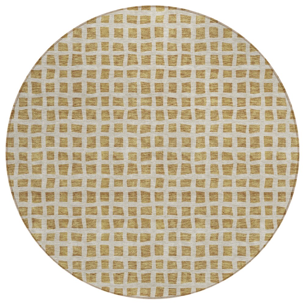 Chantille ACN727 Gold 8' x 8' Rug. Picture 1
