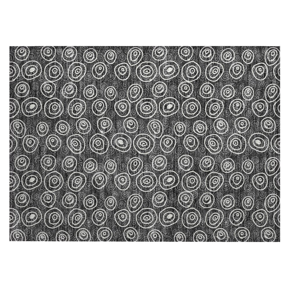 Chantille ACN728 Black 1'8" x 2'6" Rug. Picture 1