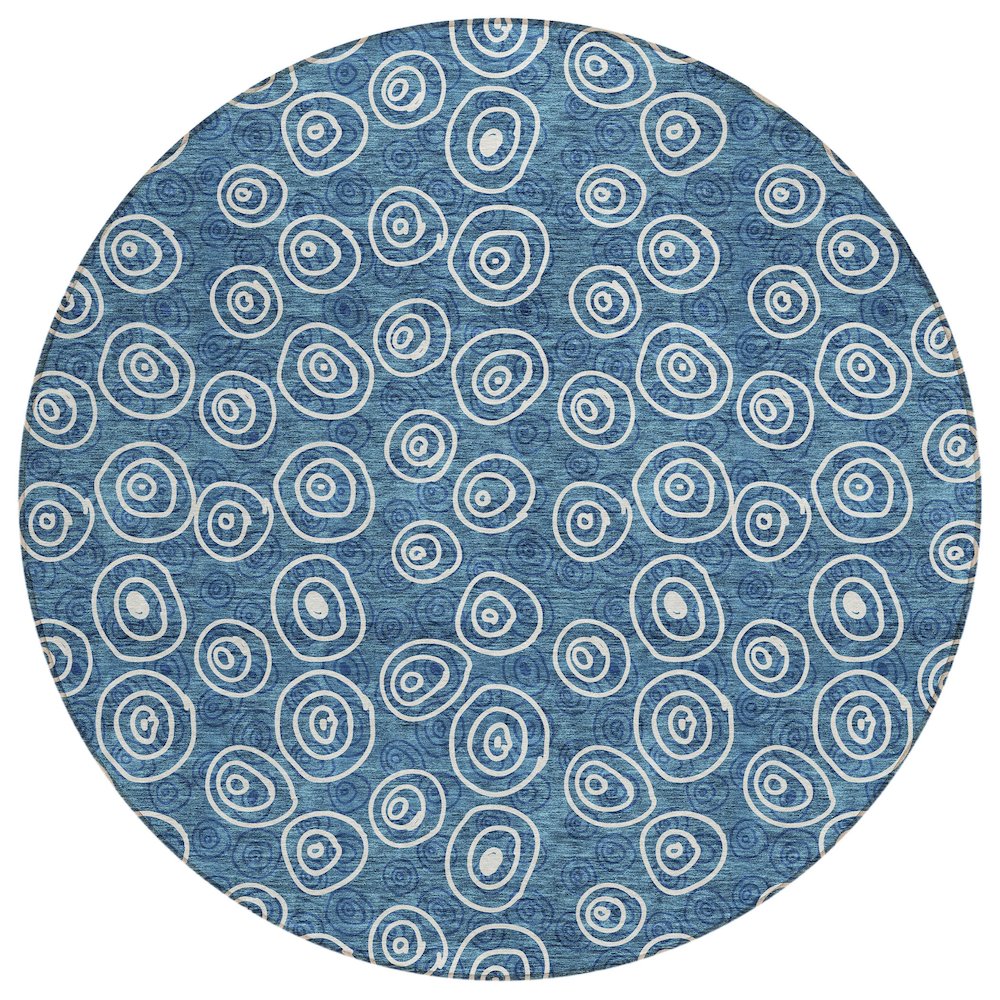 Chantille ACN728 Blue 8' x 8' Rug. Picture 1