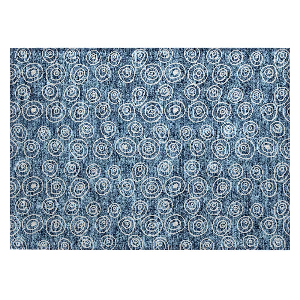 Chantille ACN728 Blue 1'8" x 2'6" Rug. Picture 1