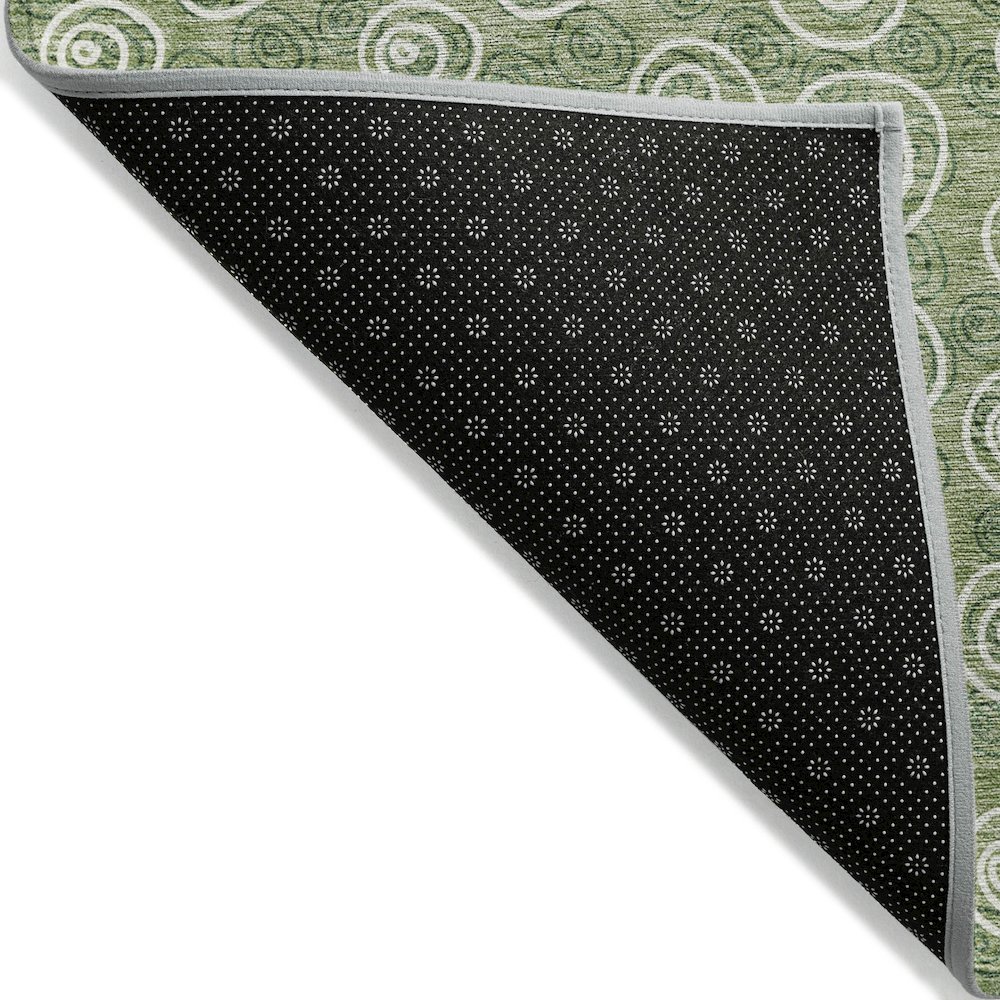 Chantille ACN728 Green 1'8" x 2'6" Rug. Picture 2