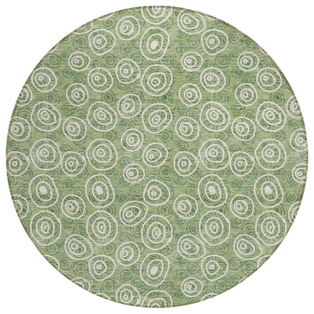 Chantille ACN728 Green 8' x 8' Rug. Picture 1