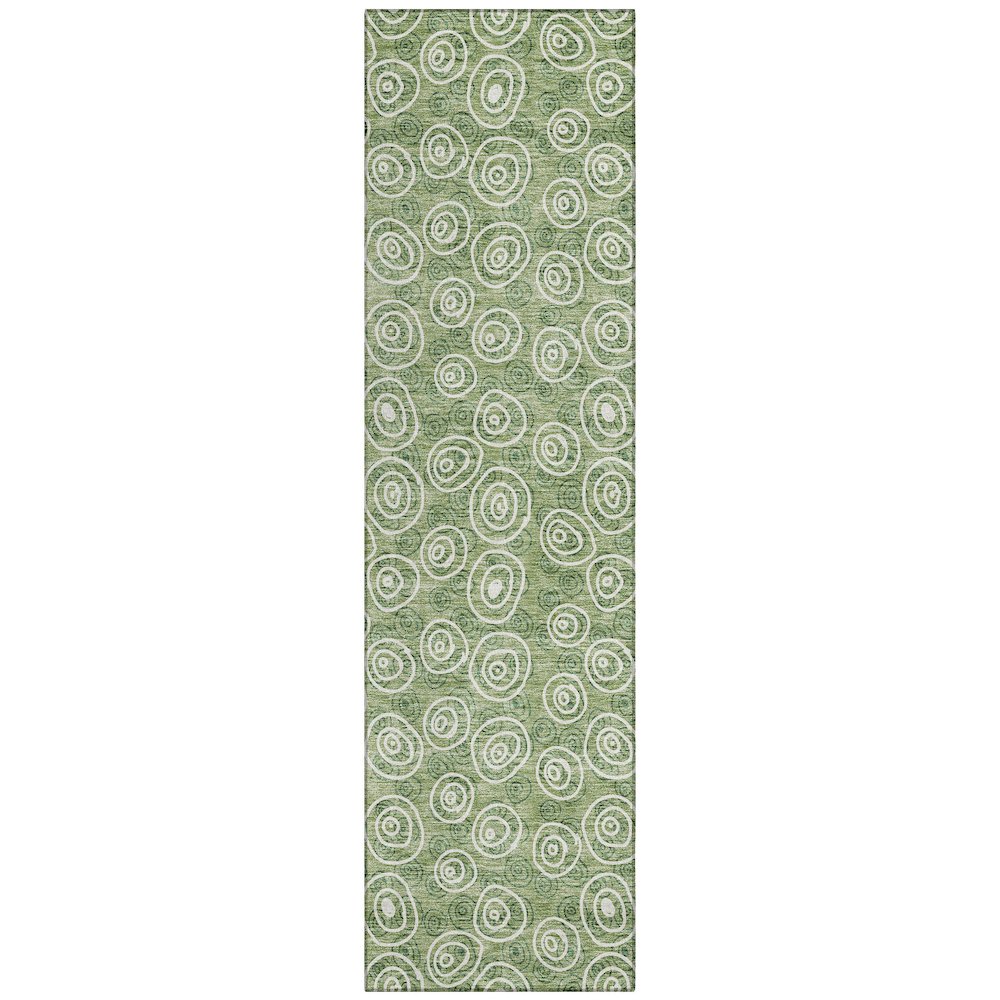 Chantille ACN728 Green 2'3" x 7'6" Rug. Picture 1