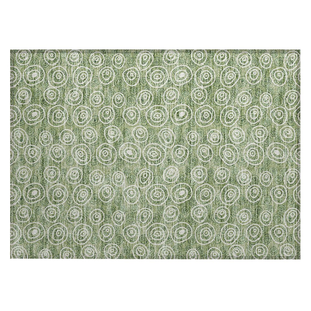 Chantille ACN728 Green 1'8" x 2'6" Rug. Picture 1