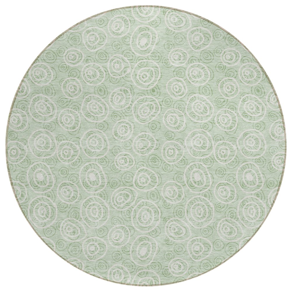 Chantille ACN728 Green 8' x 8' Rug. Picture 1