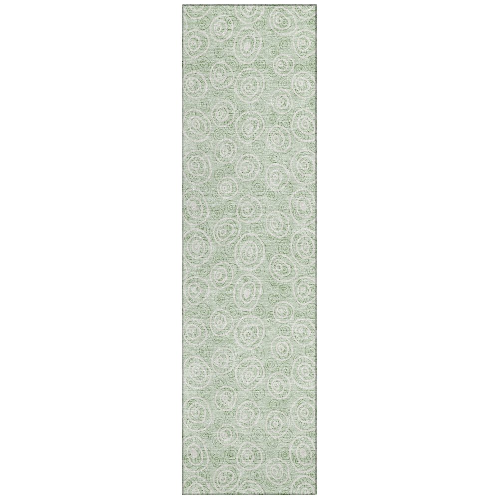 Chantille ACN728 Green 2'3" x 7'6" Rug. Picture 1