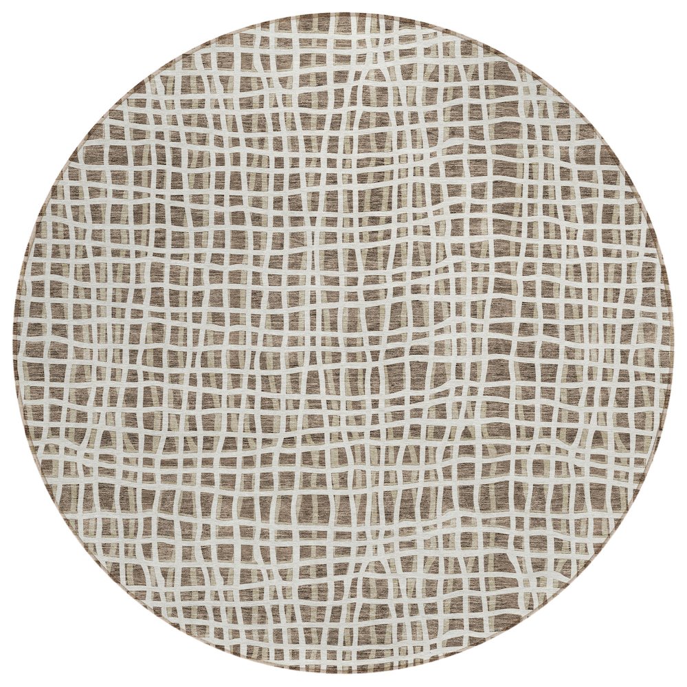 Chantille ACN729 Brown 8' x 8' Rug. Picture 1