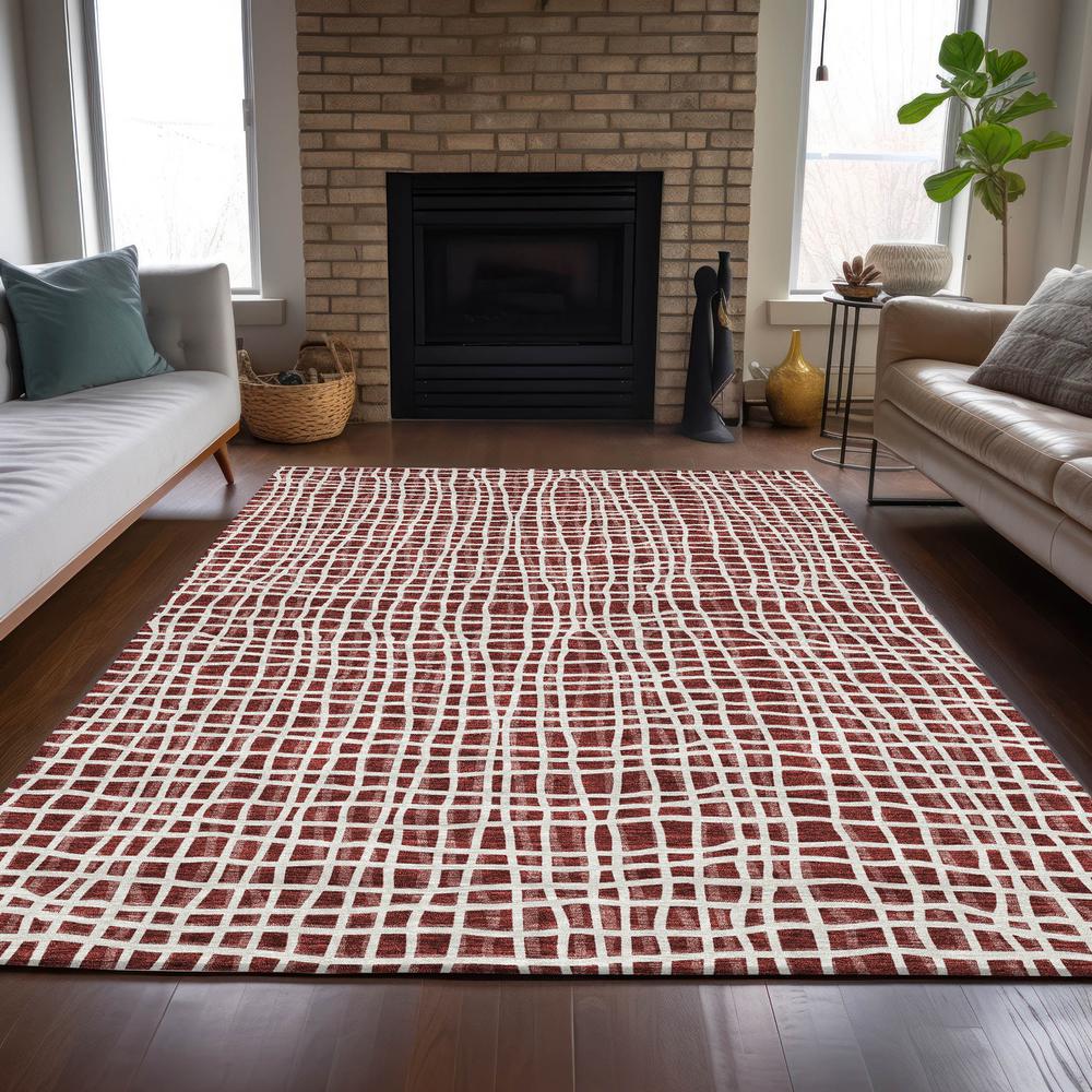 Chantille ACN729 Red 2'6" x 3'10" Rug. Picture 5