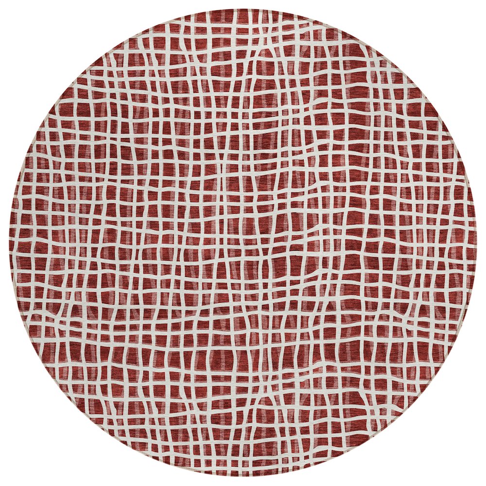 Chantille ACN729 Red 8' x 8' Rug. Picture 1