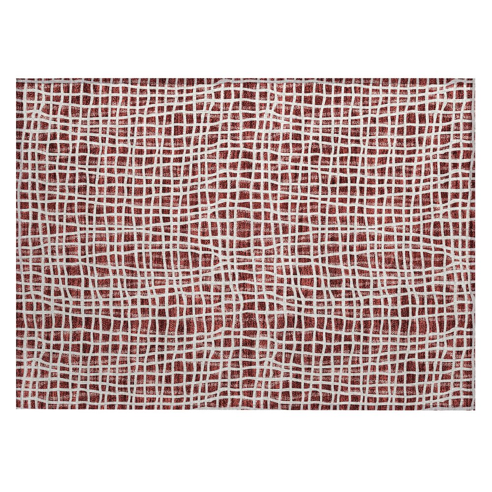 Chantille ACN729 Red 1'8" x 2'6" Rug. Picture 1
