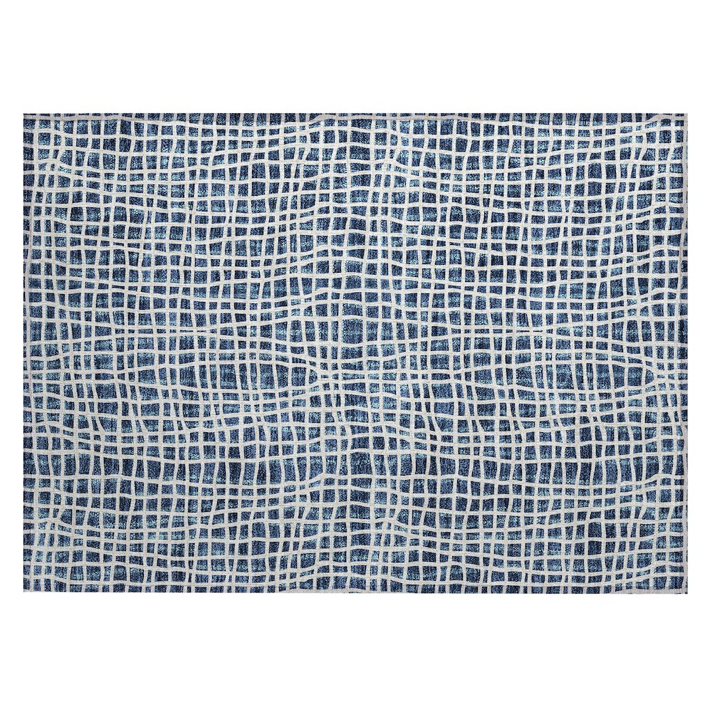 Chantille ACN729 Blue 1'8" x 2'6" Rug. Picture 1