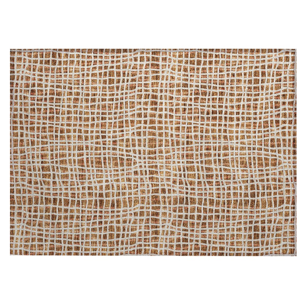 Chantille ACN729 Orange 1'8" x 2'6" Rug. Picture 1