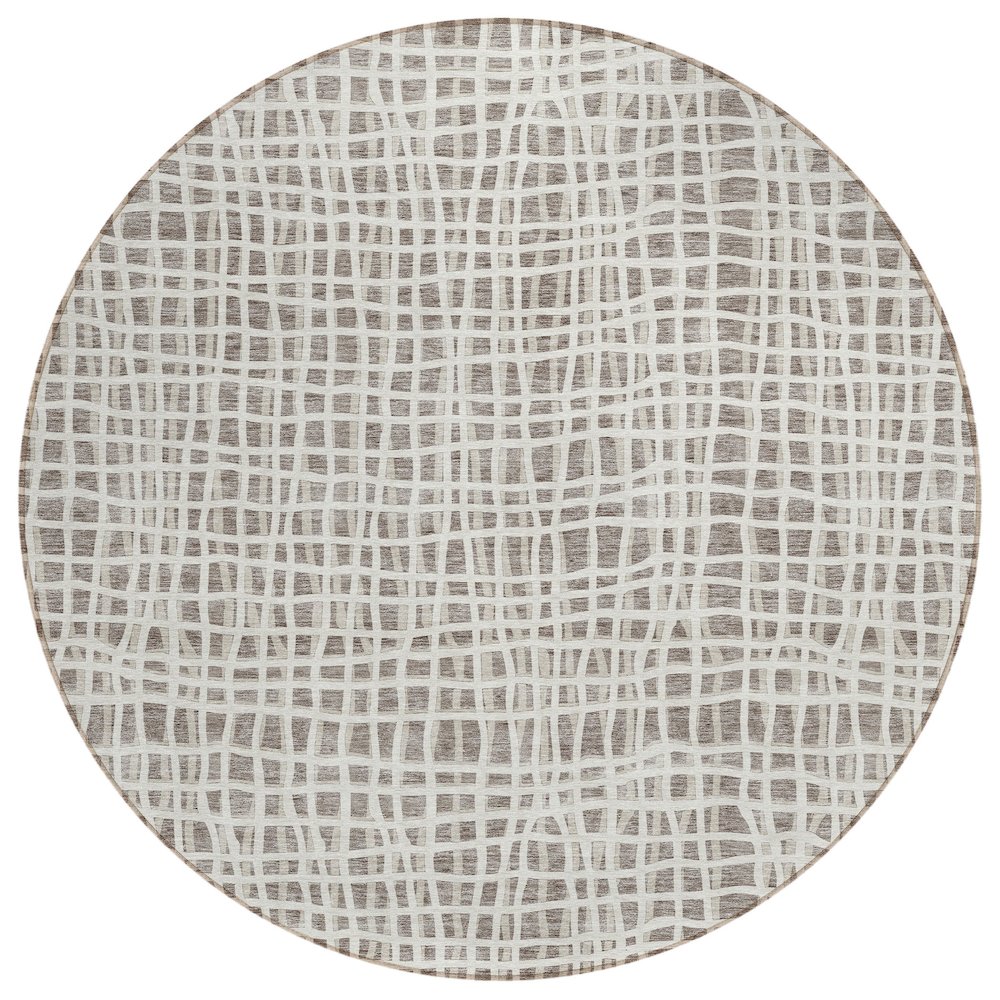 Chantille ACN729 Brown 8' x 8' Rug. Picture 1