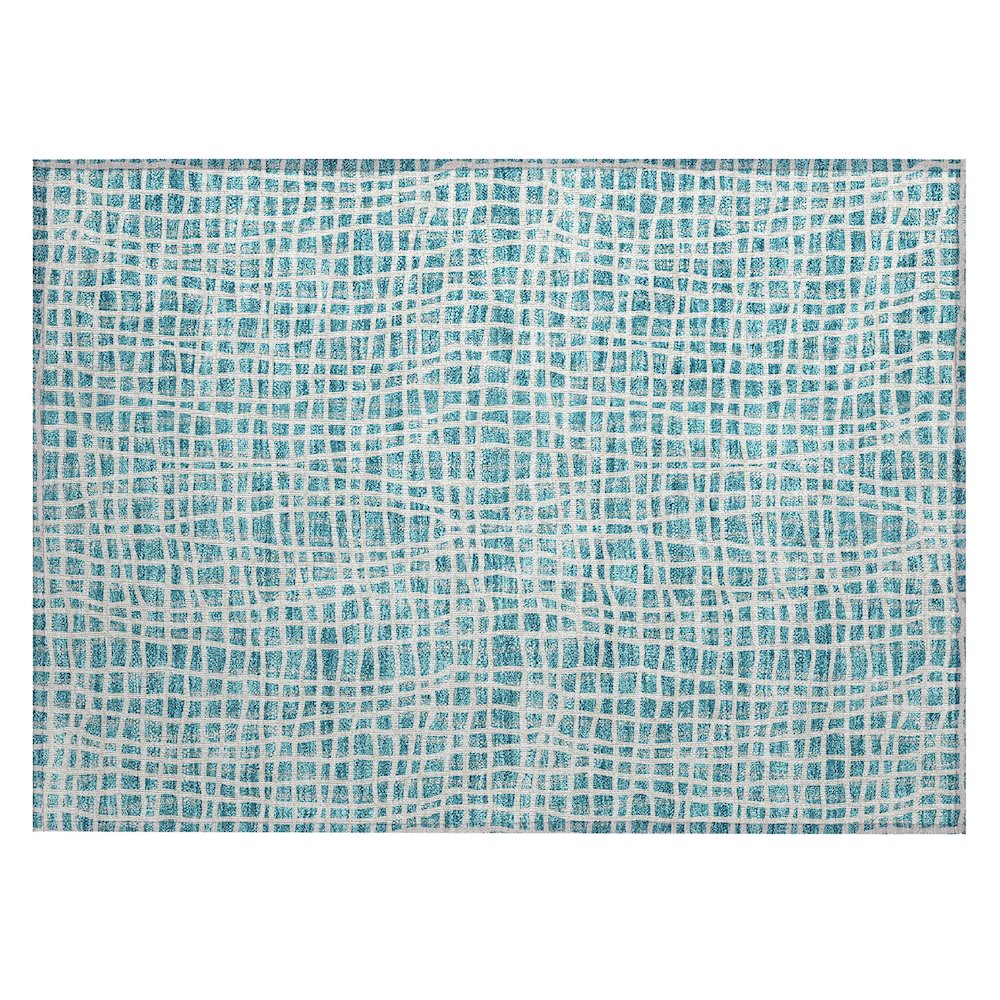 Chantille ACN729 Teal 1'8" x 2'6" Rug. Picture 1