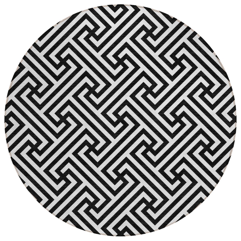 Chantille ACN731 Black 8' x 8' Rug. Picture 1
