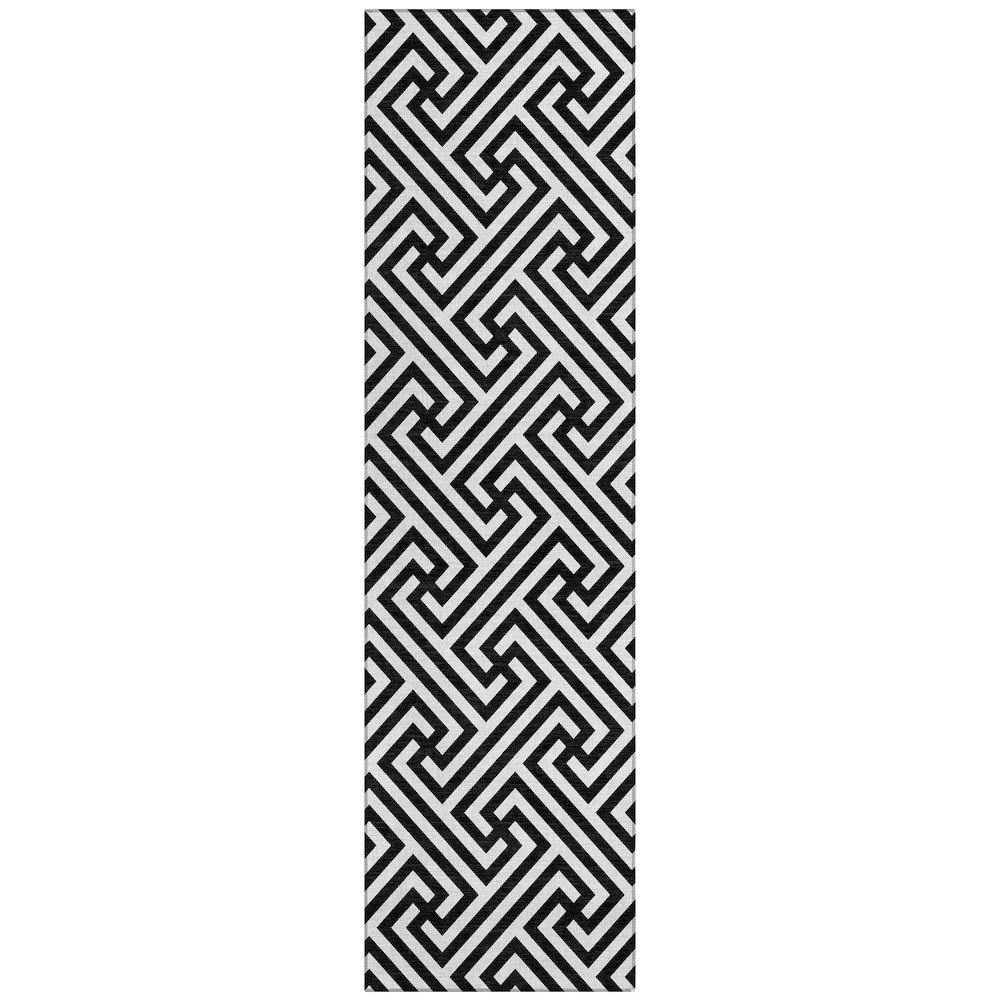 Chantille ACN731 Black 2'3" x 7'6" Rug. Picture 1