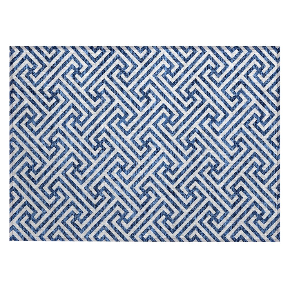 Chantille ACN731 Blue 1'8" x 2'6" Rug. Picture 1