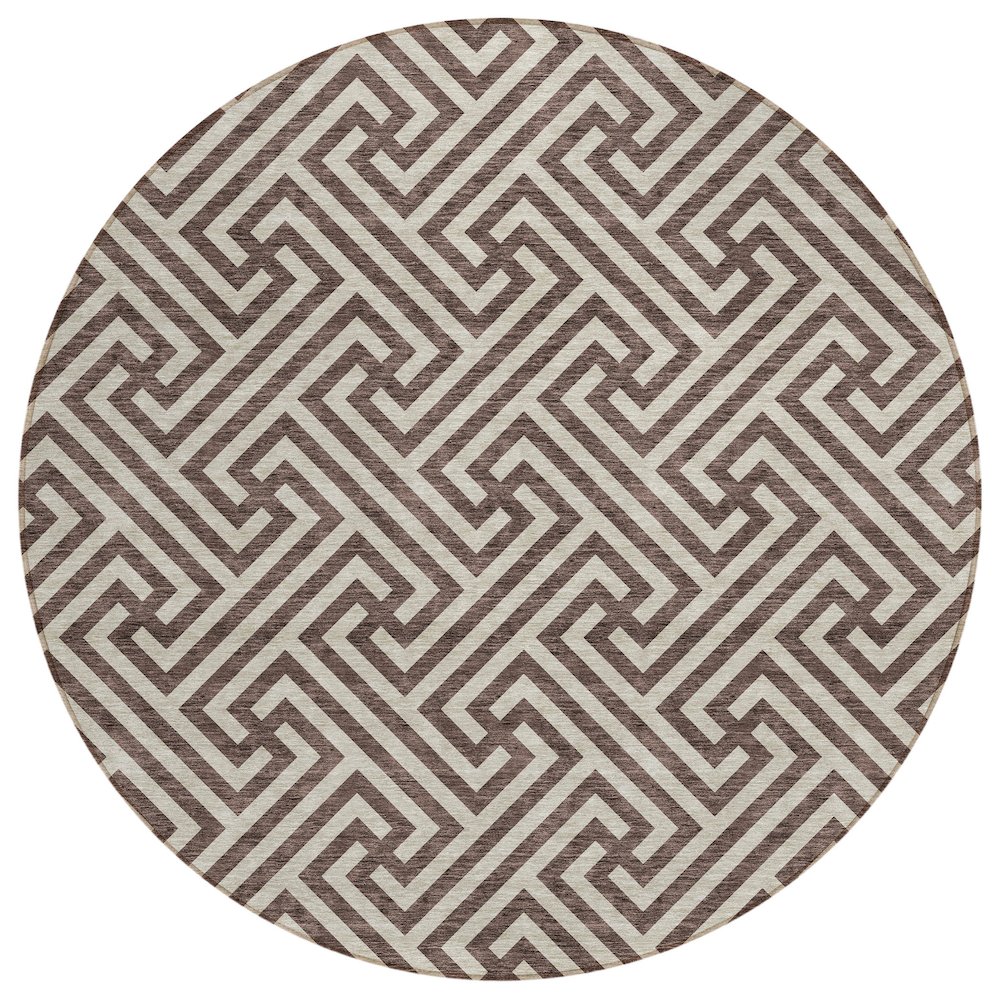 Chantille ACN731 Brown 8' x 8' Rug. Picture 1
