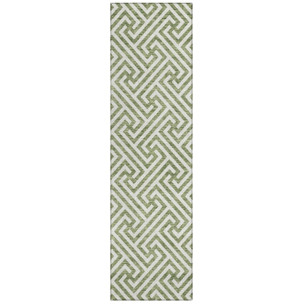 Chantille ACN731 Green 2'3" x 7'6" Rug. Picture 1