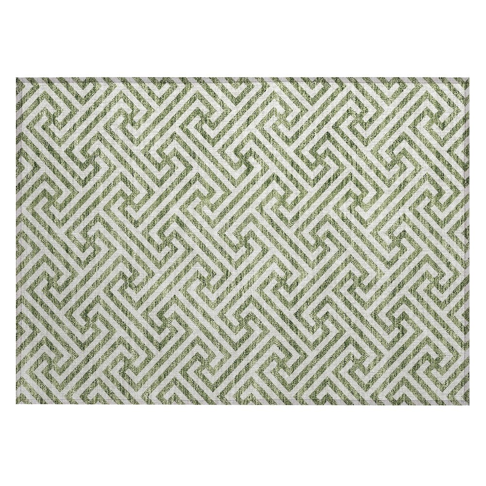 Chantille ACN731 Green 1'8" x 2'6" Rug. Picture 1