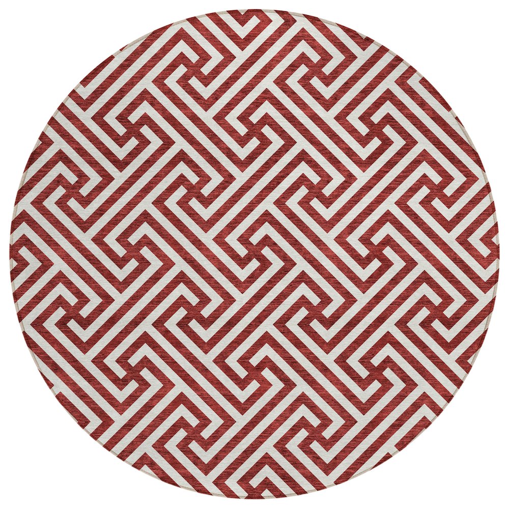 Chantille ACN731 Red 8' x 8' Rug. Picture 1