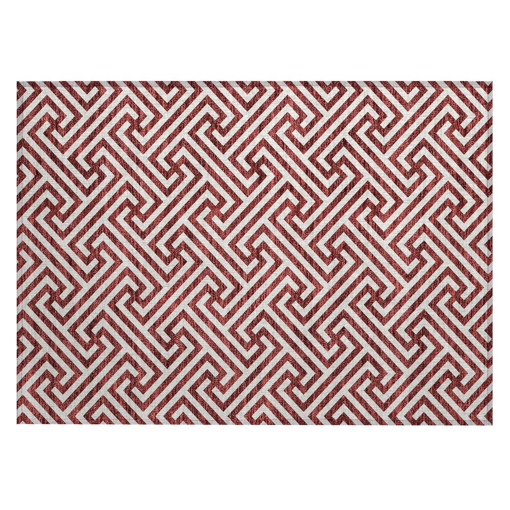 Chantille ACN731 Red 1'8" x 2'6" Rug. Picture 1