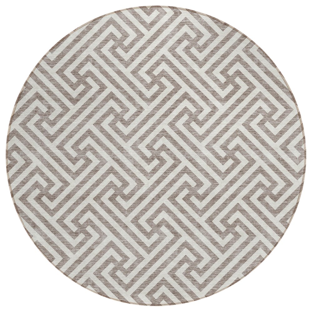 Chantille ACN731 Brown 8' x 8' Rug. Picture 1