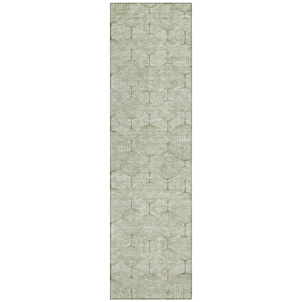 Chantille ACN732 Green 2'3" x 7'6" Rug. Picture 1