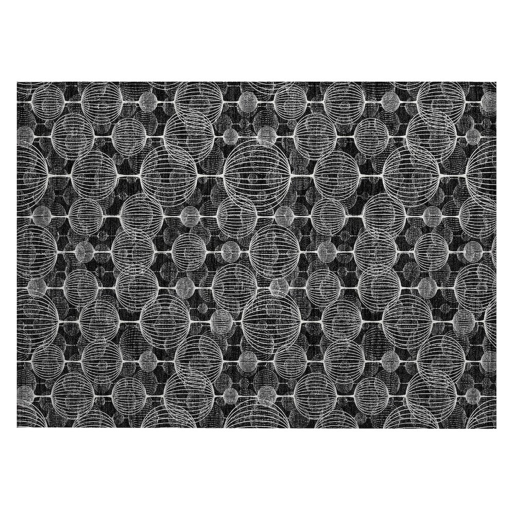 Chantille ACN732 Black 1'8" x 2'6" Rug. Picture 1