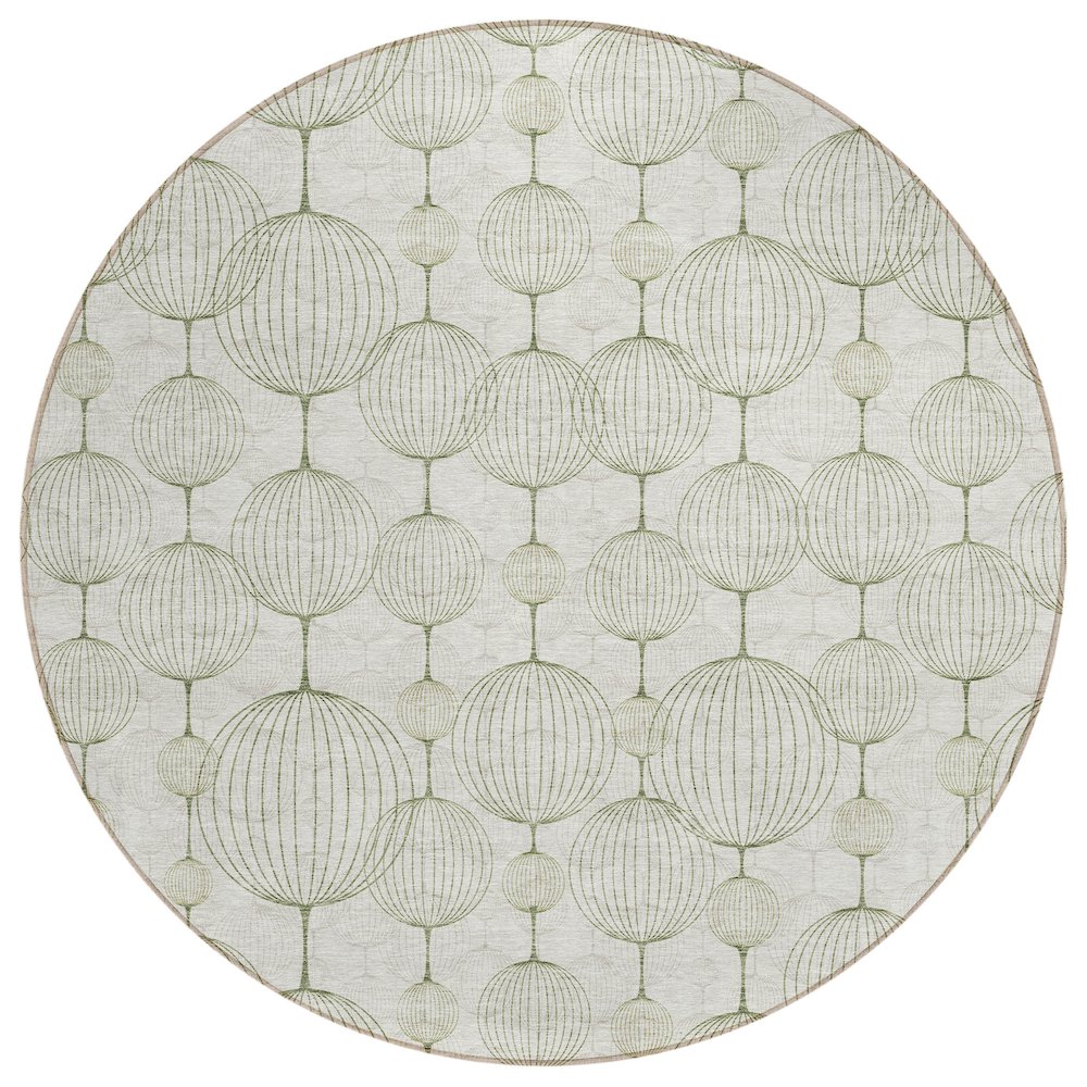 Chantille ACN732 Green 8' x 8' Rug. Picture 1