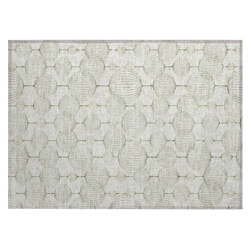 Chantille ACN732 Green 1'8" x 2'6" Rug. Picture 1