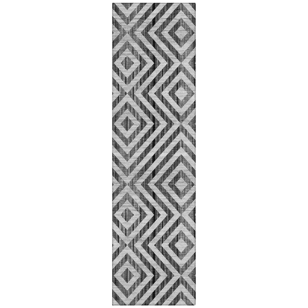 Chantille ACN733 Black 2'3" x 7'6" Rug. Picture 1