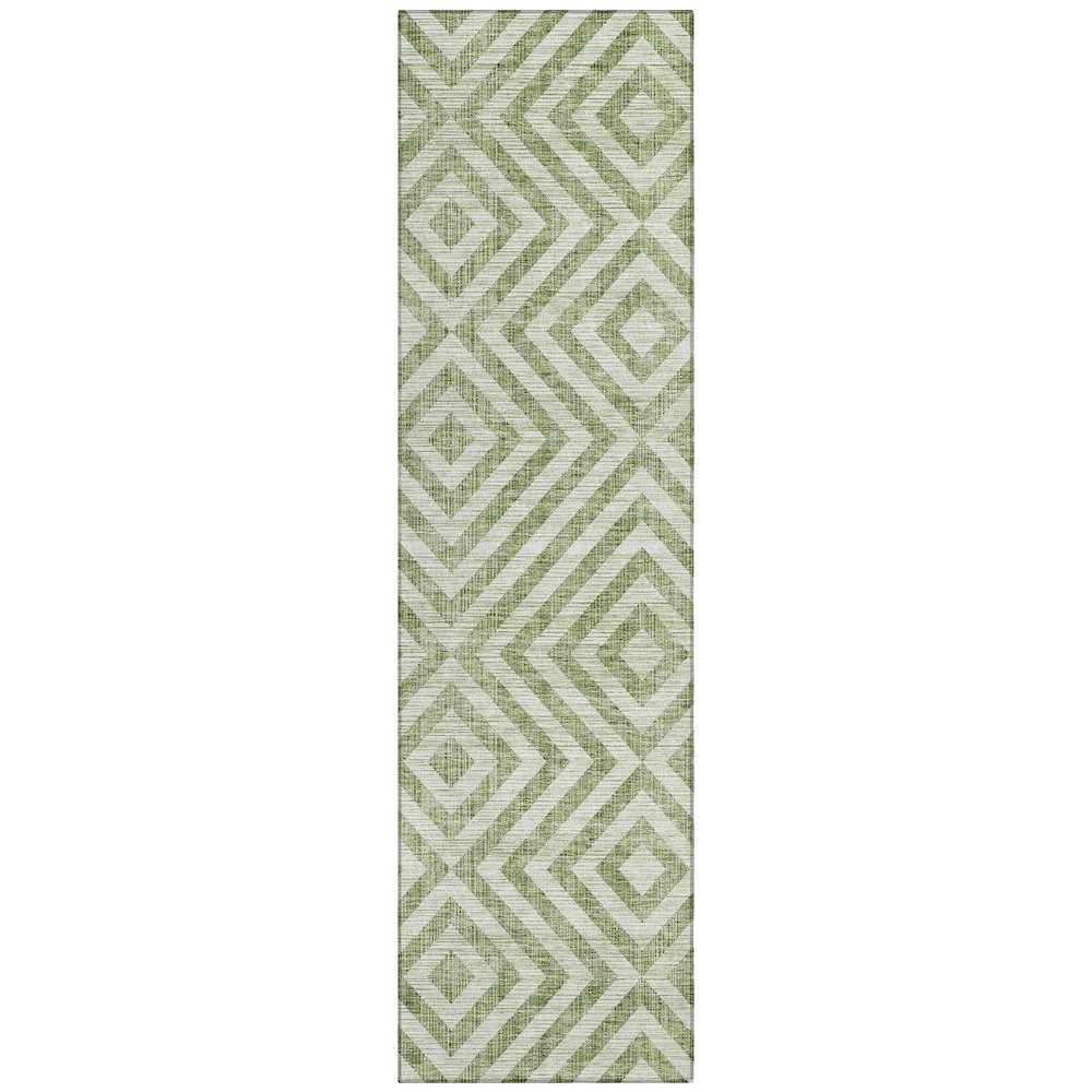 Chantille ACN733 Green 2'3" x 7'6" Rug. Picture 1
