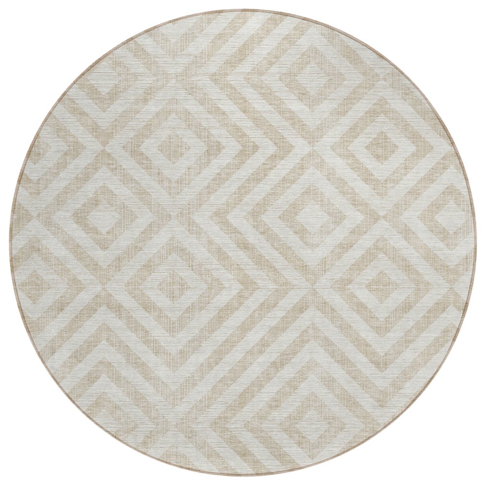 Chantille ACN733 Ivory 8' x 8' Rug. Picture 1
