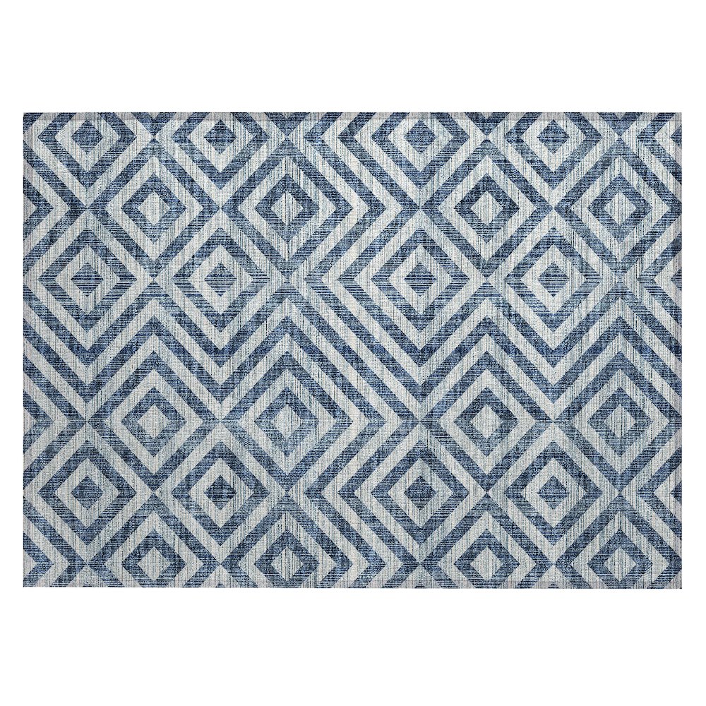 Chantille ACN733 Blue 1'8" x 2'6" Rug. Picture 1