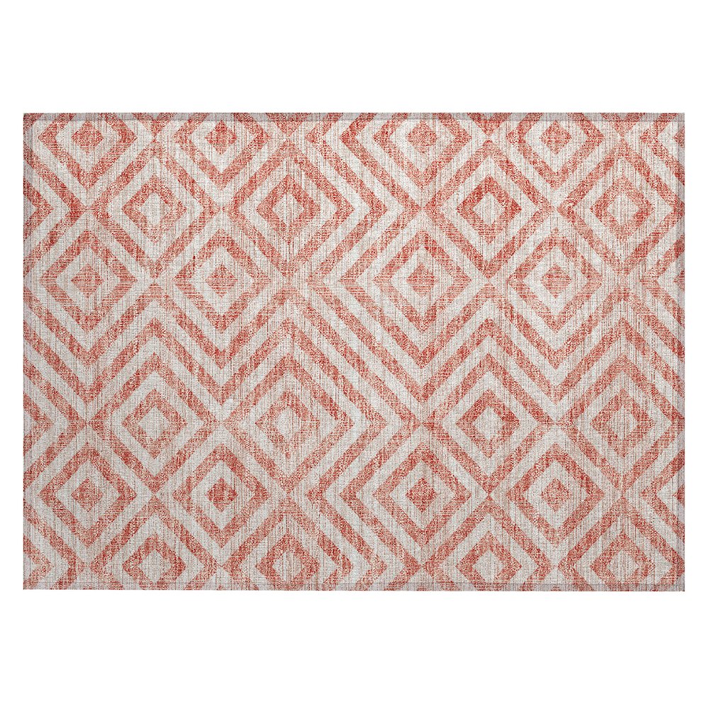 Chantille ACN733 Orange 1'8" x 2'6" Rug. Picture 1