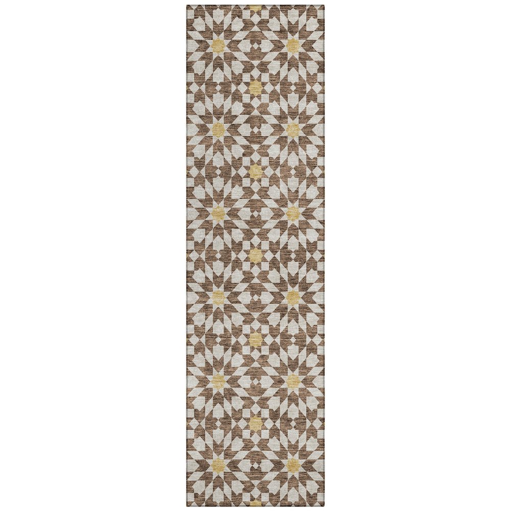 Chantille ACN734 Brown 2'3" x 7'6" Rug. Picture 1