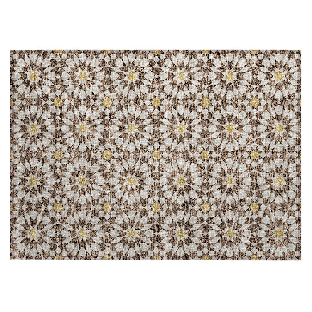Chantille ACN734 Brown 1'8" x 2'6" Rug. Picture 1