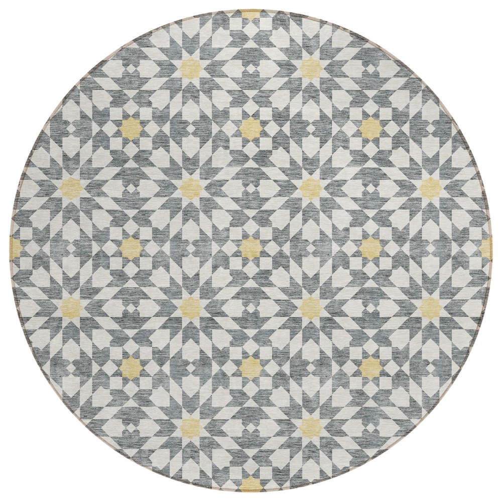 Chantille ACN734 Gray 8' x 8' Rug. Picture 1