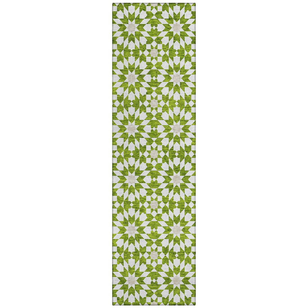 Chantille ACN734 Green 2'3" x 7'6" Rug. Picture 1