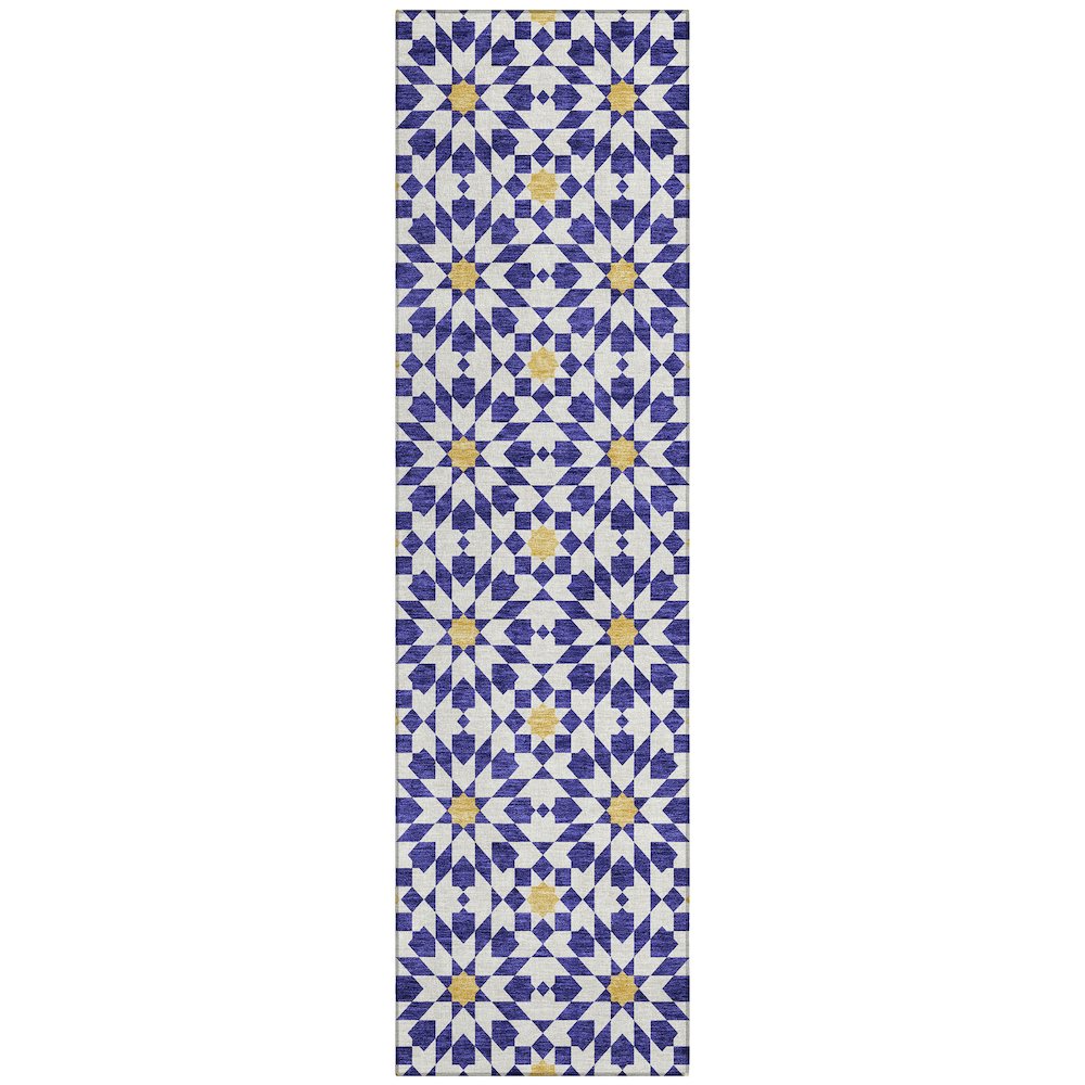 Chantille ACN734 Blue 2'3" x 7'6" Rug. Picture 1