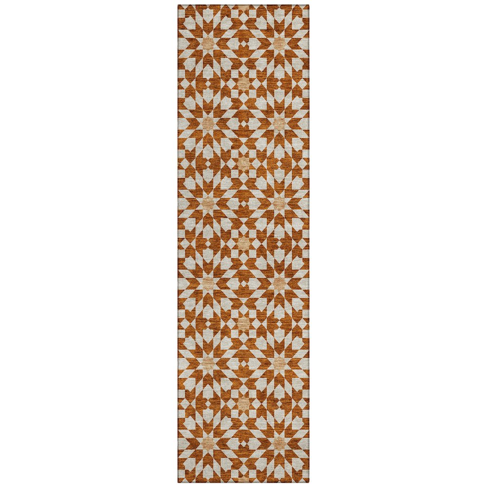 Chantille ACN734 Orange 2'3" x 7'6" Rug. Picture 1