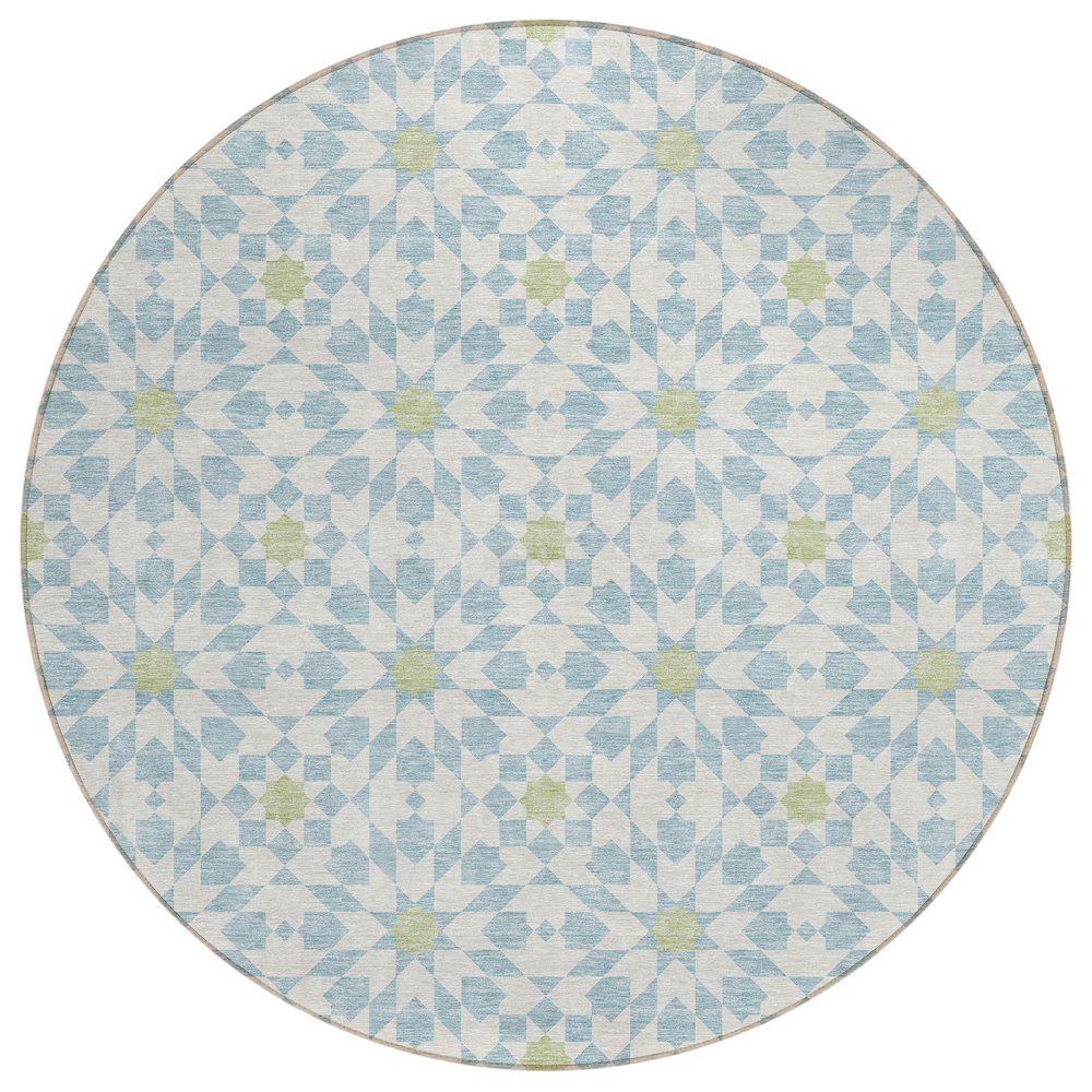 Chantille ACN734 Blue 8' x 8' Rug. Picture 1